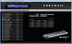 Kurzweil Artis Sound Editor