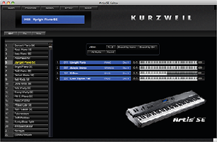 Kurzweil Artis SE Sound Editor