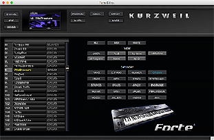 Kurzweil Forte Sound Editor