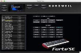 Kurzweil Forte SE Sound Editor