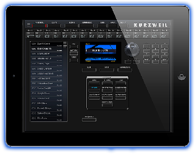 Kurzweil SP6 Sound Editor for iPad